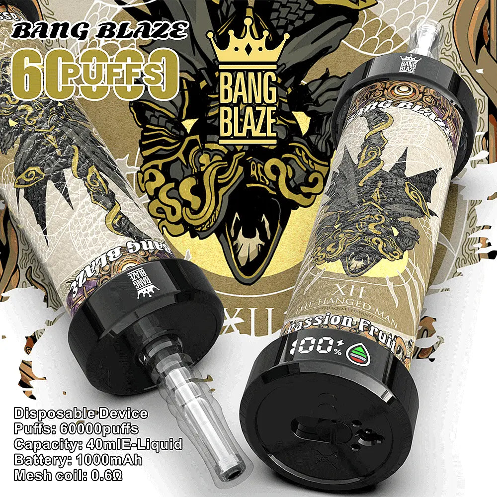 Bang Blaze 60K Shisha Vape (60,000+ Puffs) Vape At Door