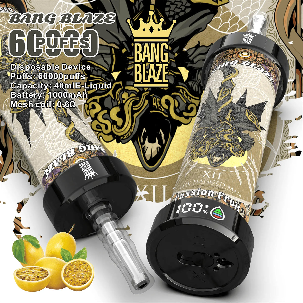 Bang Blaze 60K Shisha Vape (60,000+ Puffs) Vape At Door