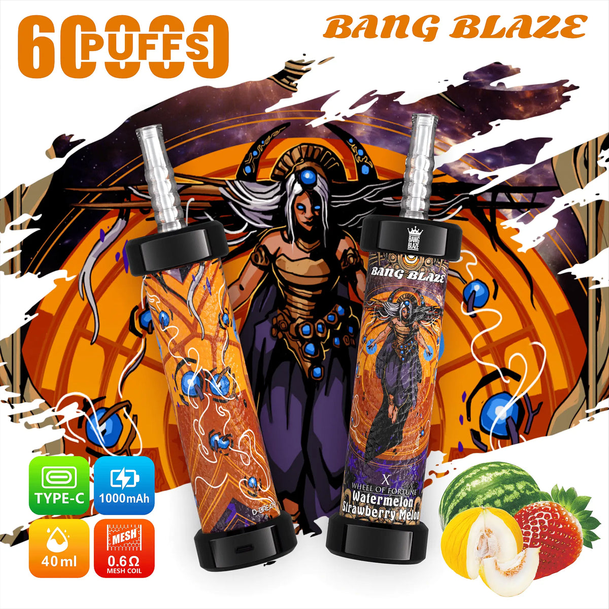 Bang Blaze 60K Shisha Vape (60,000+ Puffs) Vape At Door
