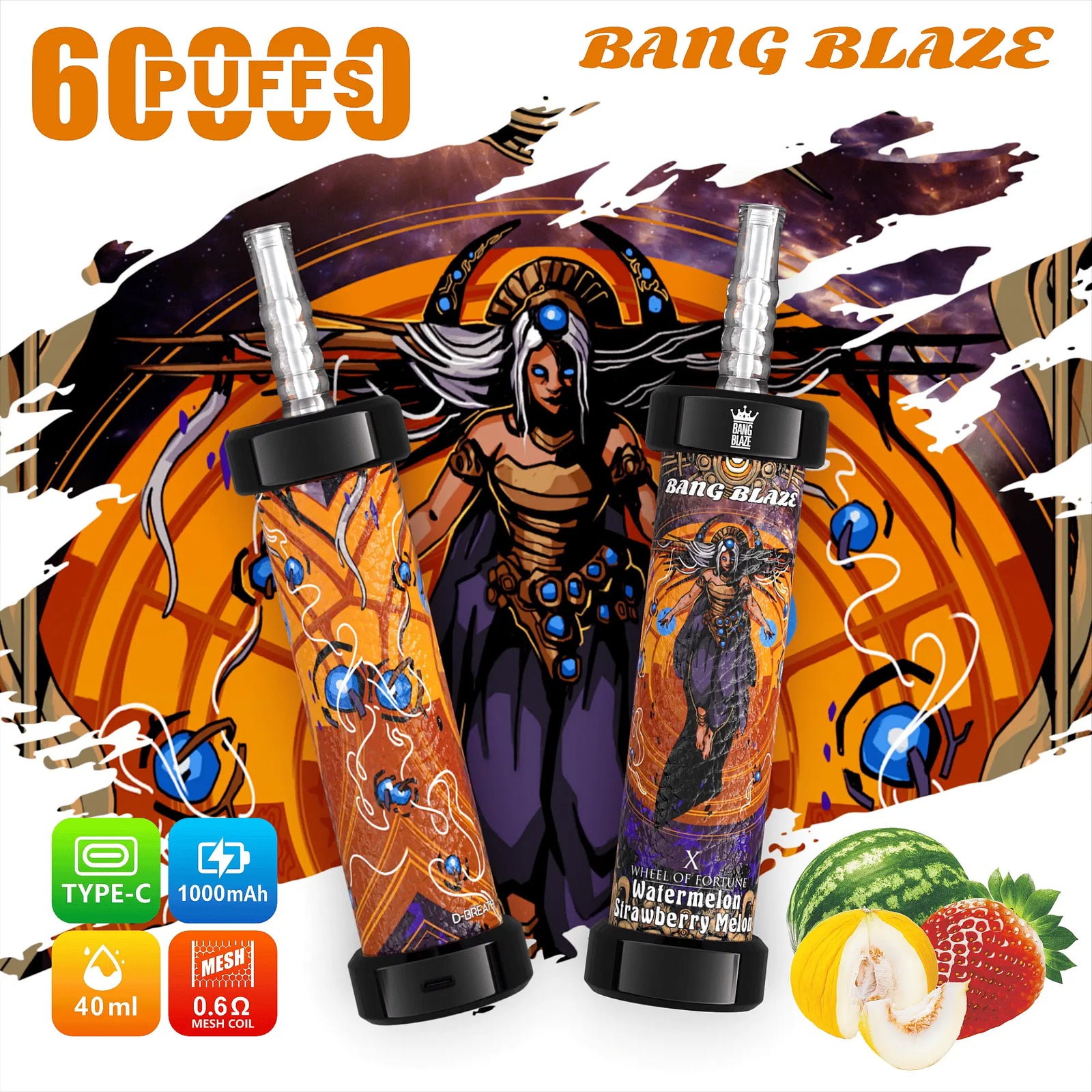 Bang Blaze 60K Shisha Vape (60,000+ Puffs) Vape At Door