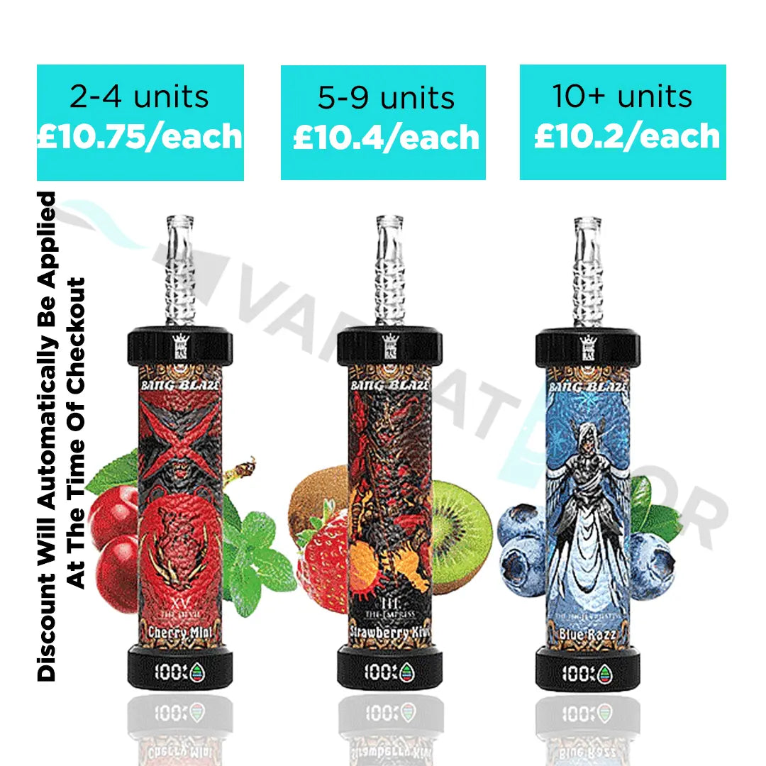 Bang Blaze 60K Shisha Vape (60,000+ Puffs) Vape At Door