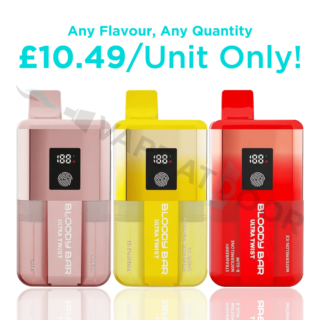 3 x Bloody Bar Ultra Twist 20k Puffs Puffs Vape Kit