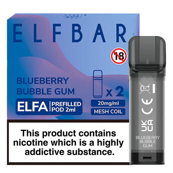 Elf Bar ELFA Pre-Filled E Liquid Pods Nic Salt 2ML 20MG