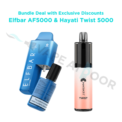 Elfbar Af5000 & Hayati Twist 5000 - Vape Bundle Deal