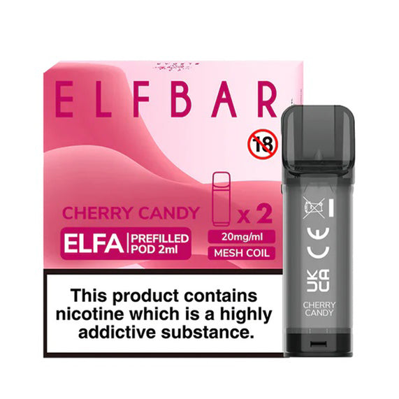 Elf Bar ELFA Pre-Filled E Liquid Pods Nic Salt 2ML 20MG