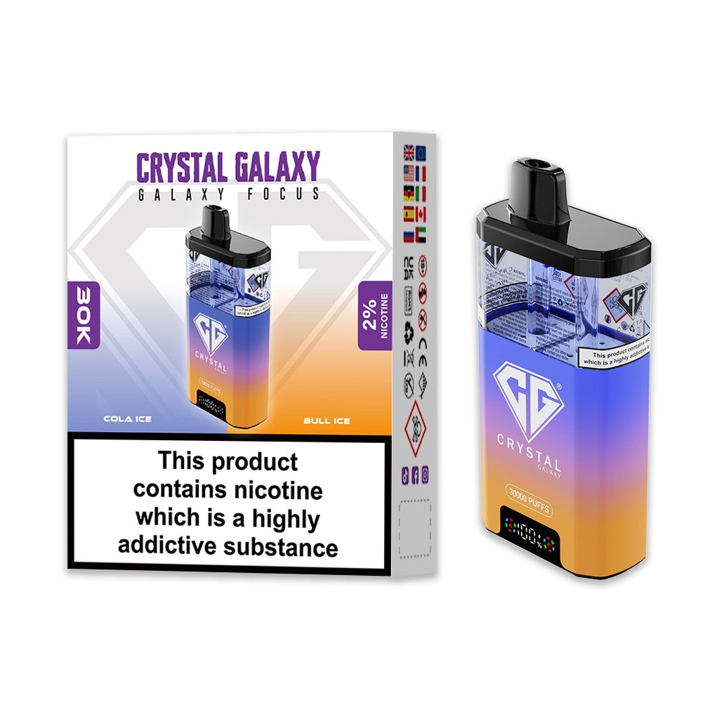 Crystal Galaxy Focus 30000 Puffs Disposable Vape