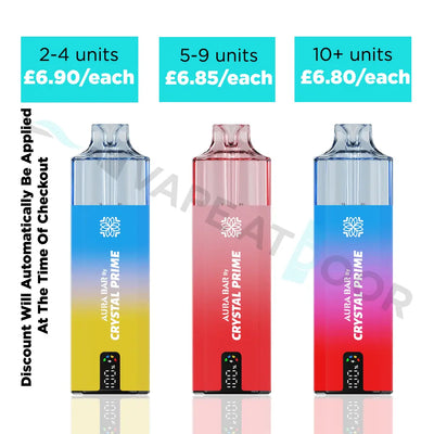 Crystal Prime Aura Bar 10K Prefilled Pod Kit | From 6.95 to 6.80 Crystal Prime Aura Bar 10K Prefilled Pod Kit | From 6.95 to 6.80