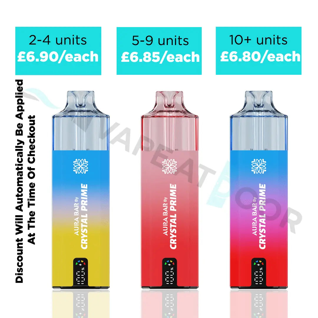 Crystal Prime Vapes Collection at Vape At Door UK Crystal Prime Vapes Collection at Vape At Door UK
