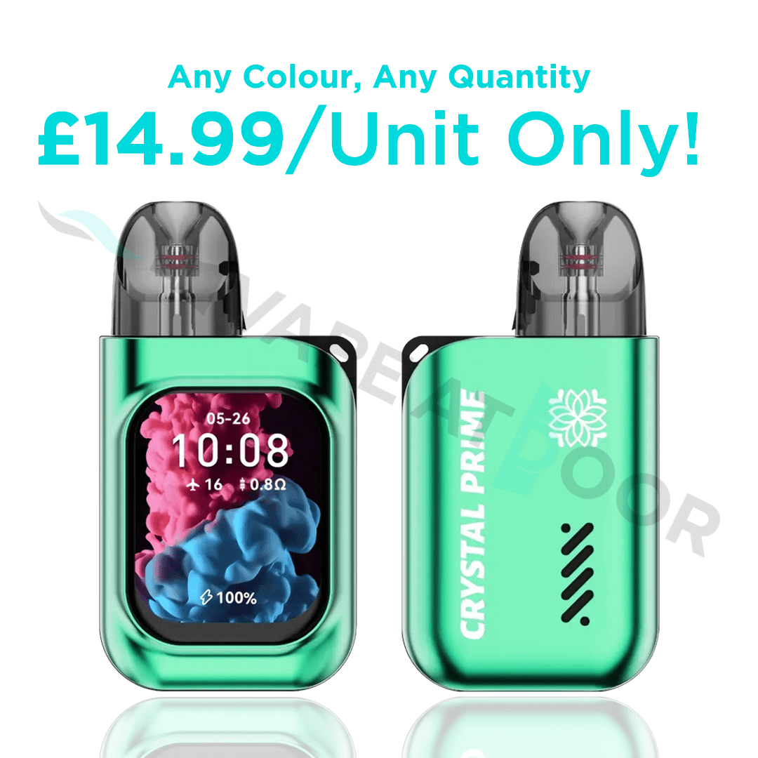Crystal Prime m3 smart vape kit now available at Vape at Door UK