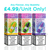Elf Bar Plus50 vape replacement pods packaging with flavor options and pricing on a white background