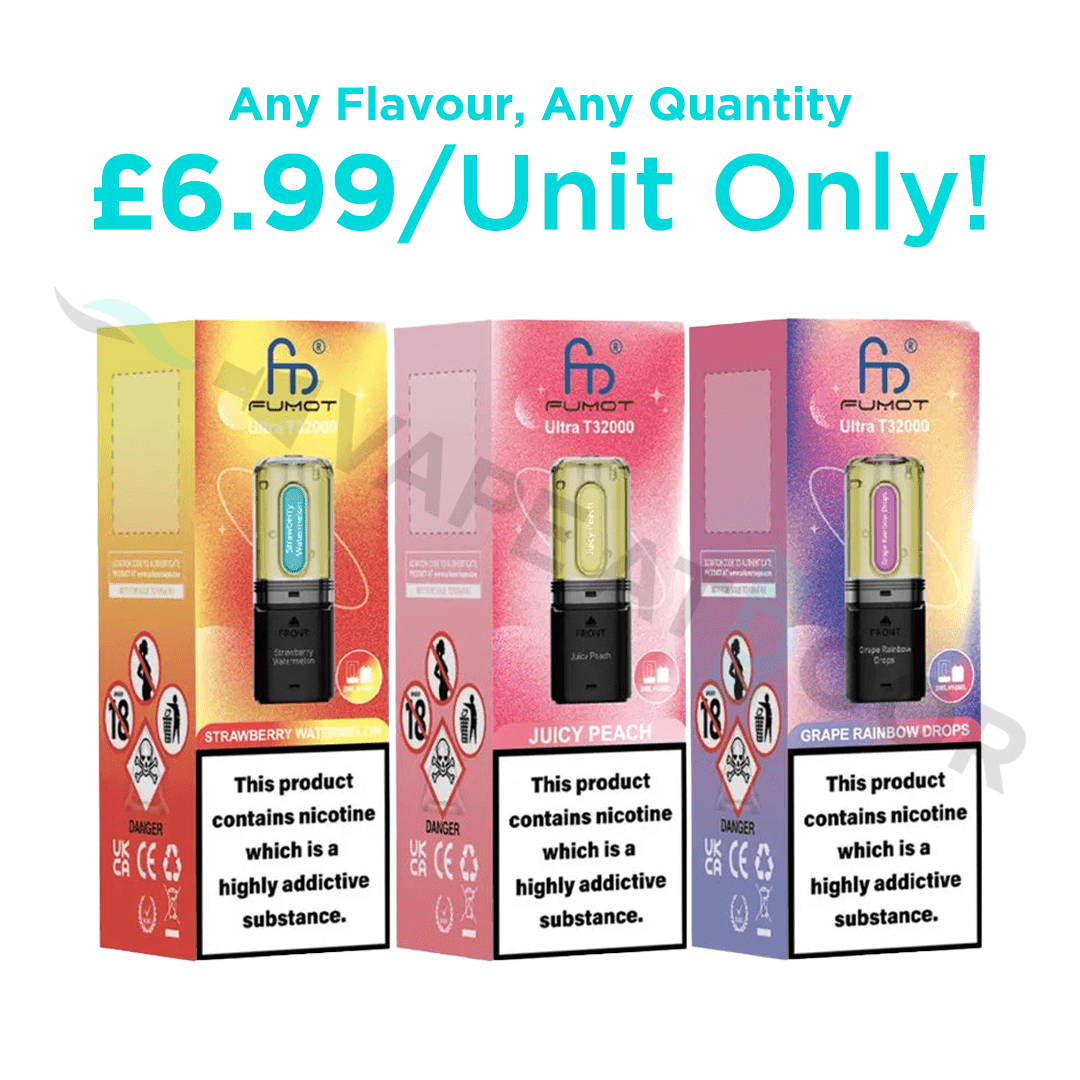 Fumot Ultra t32000 Replacement Pods for £6.99