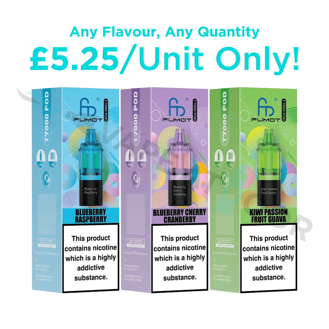 Fumot Randm T7000 Replacement Pods £5.25 Only
