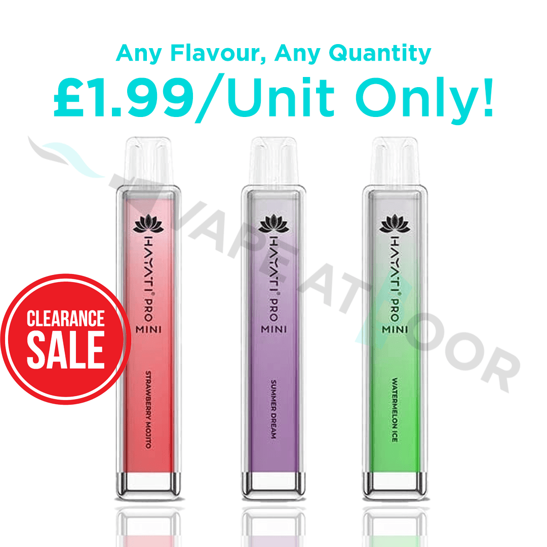 Hayati Pro Mini 600 Puffs Disposable Vape 2%