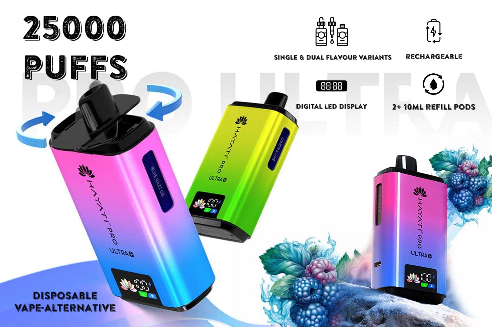 Hero Banner of Hayati Pro Ultra Plus 25000 Puffs For Mobile