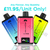Three colorful vape devices with 'Hayati Pro Ultra plus' branding on a white background.