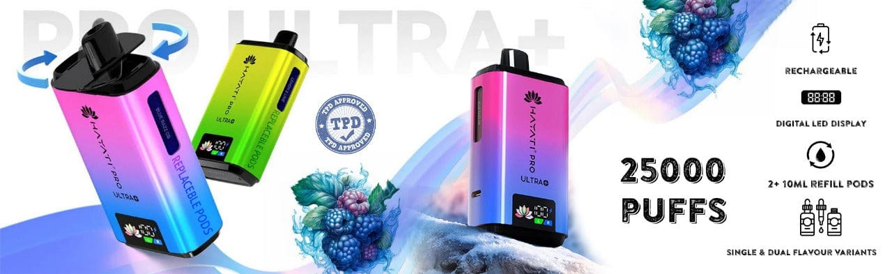 Hero Banner of Hayati Pro Ultra Plus 25000 Puffs for Desktop