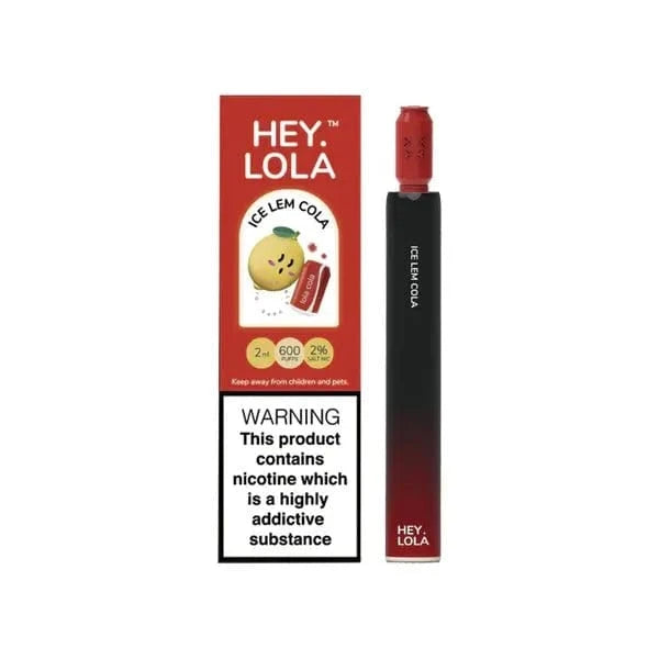Hey Lola 600 Puffs - Box of 10