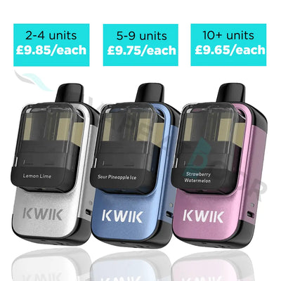 Three Innokin KWIK 35K Devices with Multibuy Discount Details on a white background