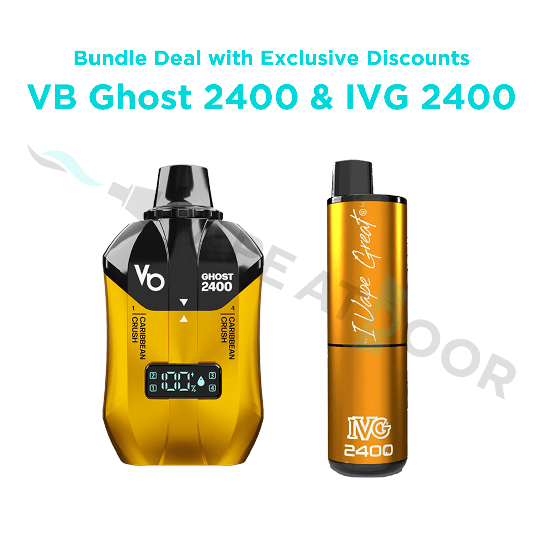 IVG 2400 &amp; Vape Bars Ghost 2400 - Vape Bundle Deal