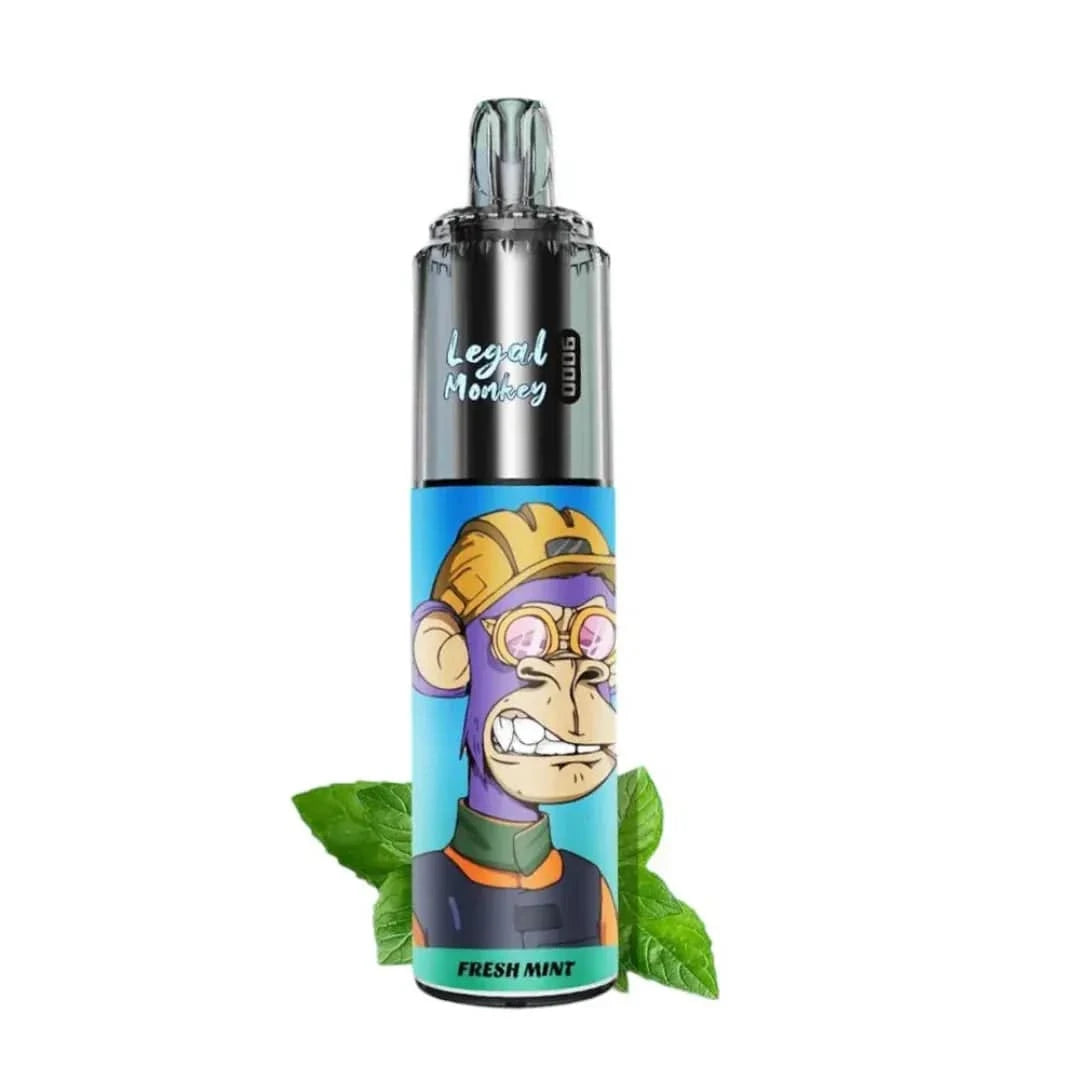Legal Monkey 9k Puffs Fresh Mint Flavour
