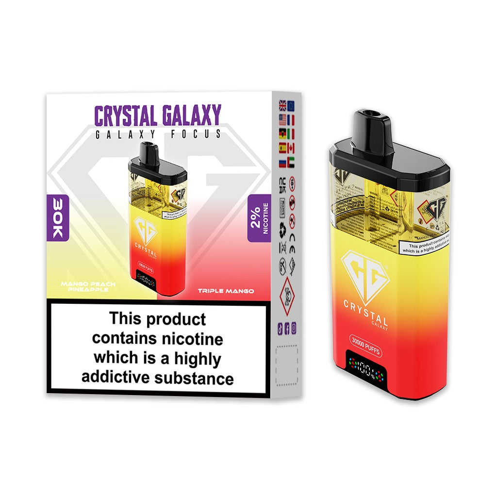 Crystal Galaxy Focus 30000 Puffs Disposable Vape