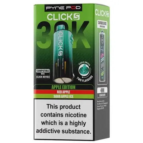 Pyne Pod Click S 30k Pods | Prefilled Replacement Refill Pods Pyne Pod Click S 30k Pods | Prefilled Replacement Refill Pods