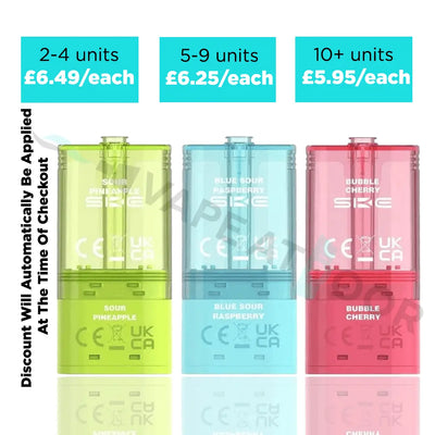 three ske 30k pro max pods with multibuy deals on a white background.