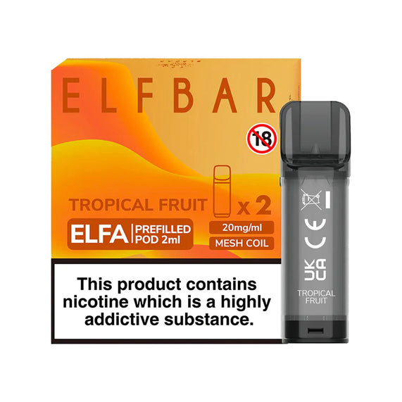 Elf Bar ELFA Pre-Filled E Liquid Pods Nic Salt 2ML 20MG