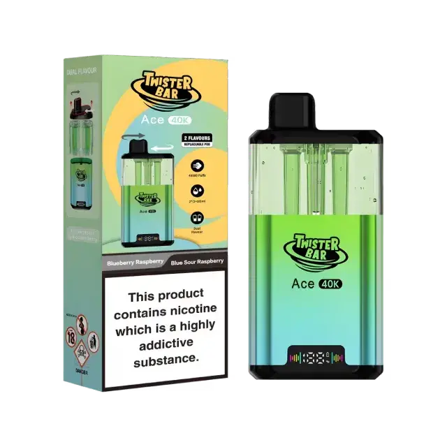 Twister Bar Ace 40K Prefilled Pod Vape Kit for 11.49 Only Twister Bar Ace 40K Prefilled Pod Vape Kit for 11.49 Only
