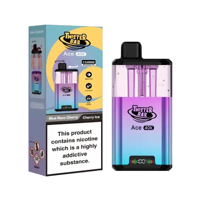 Twister Bar Ace 40K Prefilled Pod Vape Kit for 11.49 Only Twister Bar Ace 40K Prefilled Pod Vape Kit for 11.49 Only