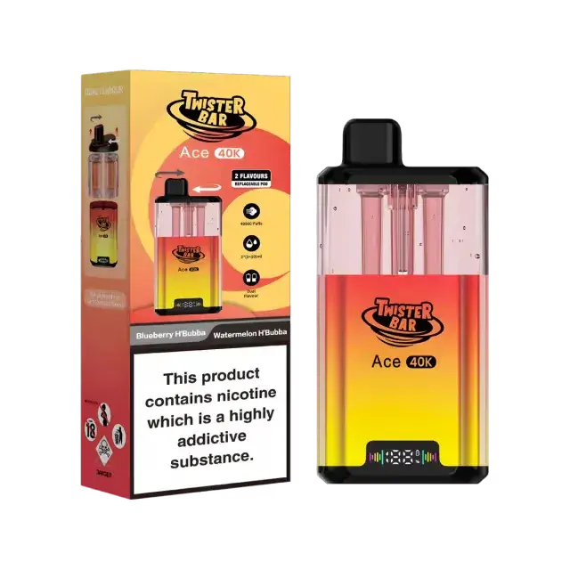 Twister Bar Ace 40K Prefilled Pod Vape Kit for 11.49 Only Twister Bar Ace 40K Prefilled Pod Vape Kit for 11.49 Only