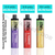 Three Vapplay VP10000 vape devices with different colors and flavors, displayed with pricing information on a white background.