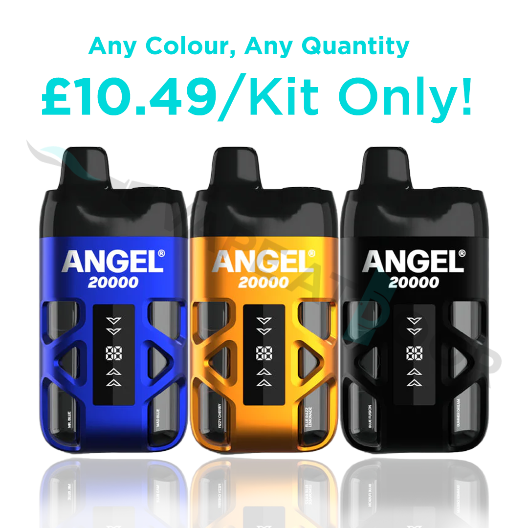 VB Angel 20000 Puffs 2 in 1 available at vape at door uk.