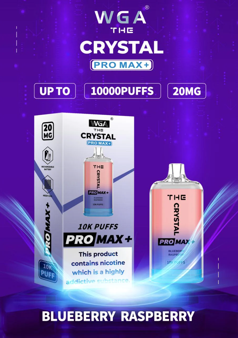 Crystal Pro Max 10K Puffs Disposable Vape By WGA