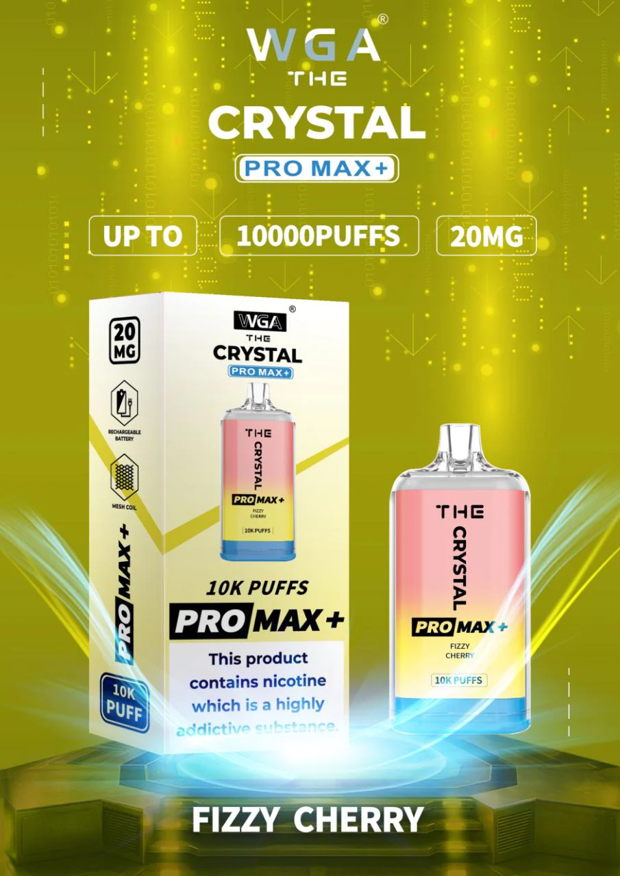 Crystal Pro Max 10K Puffs Disposable Vape By WGA