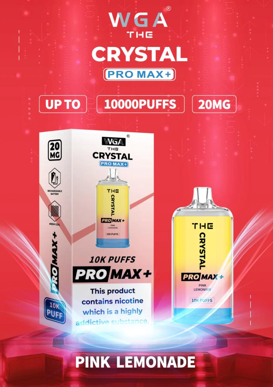 Crystal Pro Max 10K Puffs Disposable Vape By WGA